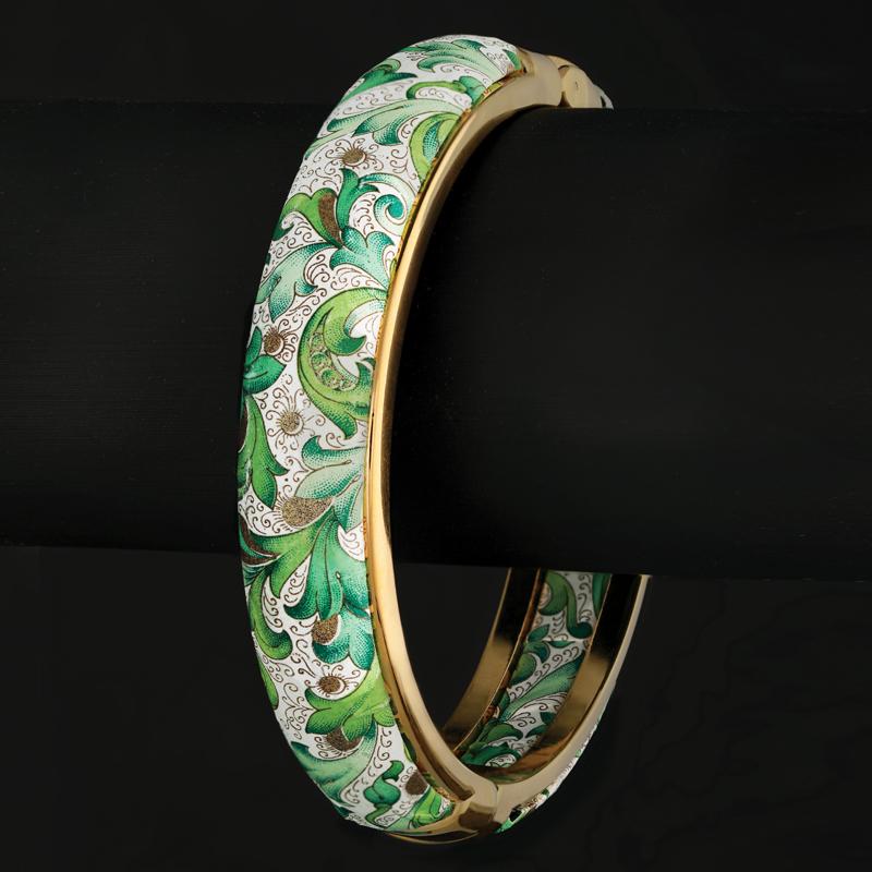 Florentina Verde Fiori Bangle
